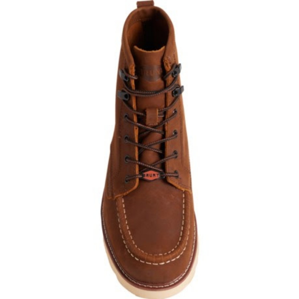 Brunt The Marin Boots Unlined Soft Toe 6" Mens Size 16 Brown Leather - Picture 9 of 13
